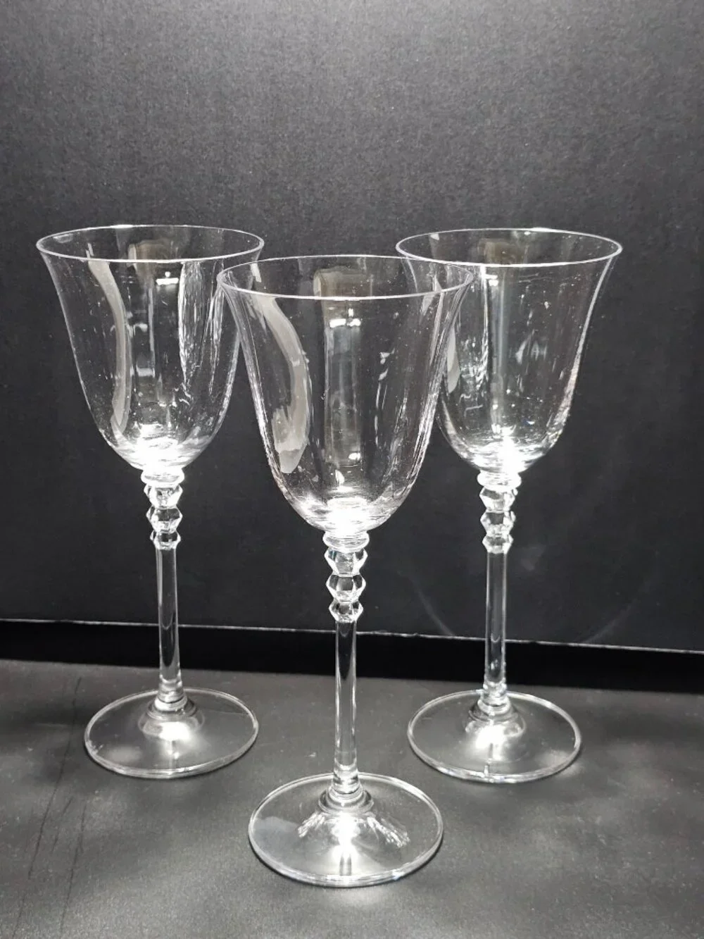 3 Mikasa Sonata Wine Glasses 8